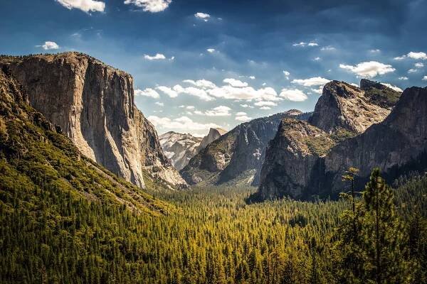 Nálepka Národní park Yosemite, Half Dome od tunelu Zobrazit