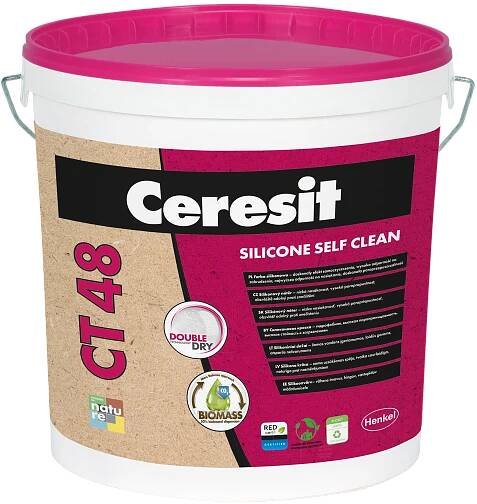 Farba Na Fasádu Ceresit CT 48 Silikonový Náter