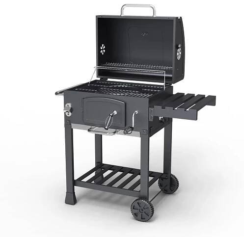 Multifunkční BBQ gril Avenberg GENIUS+litinový rošt+tál+pizza kámen