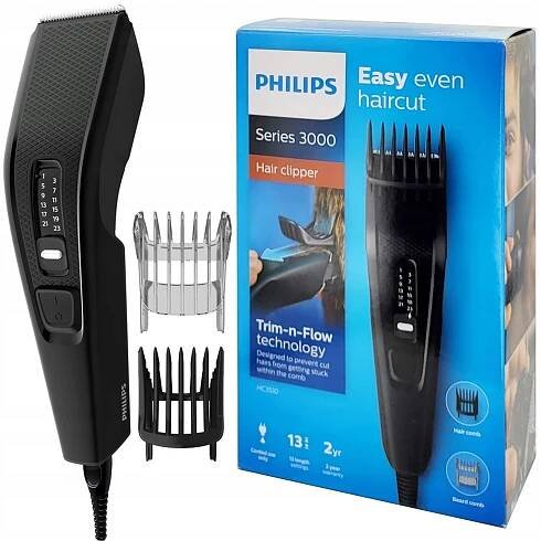 STROJEK NA STŘÍHÁNÍ VLASŮ VOUSŮ PHILIPS 2v1