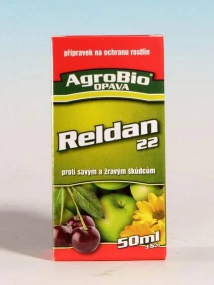 AgroBio Insekticid k hubení savých a žravých škůdců RELDAN 22 - 50ml