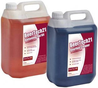 Beertech21 Pipeline Cleaner 1 x 5Ltr + Beertech Bottoming Out Kit 1 x 5Ltr - Beertech UK