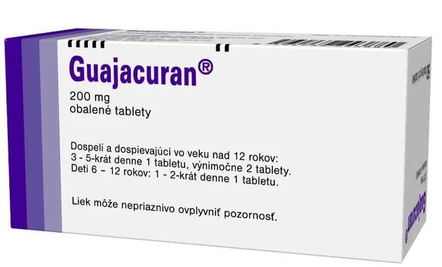 GUAJACURAN 200 mg 1×50 tbl, liek
