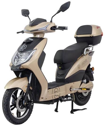 RACCEWAY E-FICHTL, sv.zlatý-lesklý s baterií 12Ah