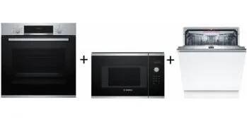 Vaření Bosch HBA513BS1 + BFL523MS0 + SMV6ECX69E