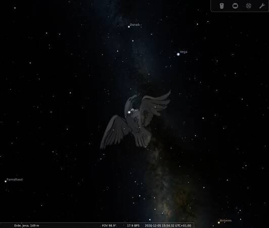 depiction in Stellarium by Fabien Chéreau (since 2000 CE)