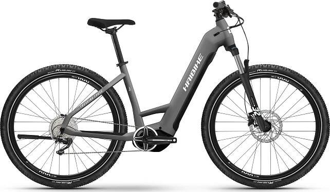 Haibike Trekking 4 Low 20,8 Ah 27.5" Dark Silver/Pearl Matt 2023, S