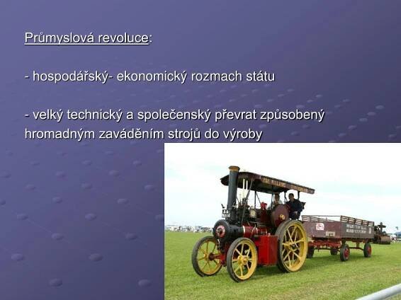 PPT - PRŮMYSLOVÁ REVOLUCE PowerPoint Presentation, free download - ID:3406442