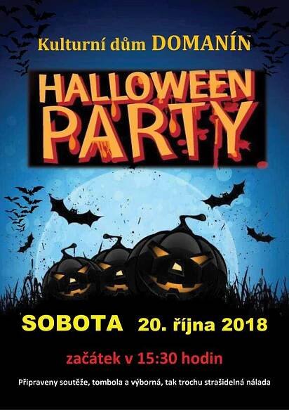 Halloween párty Domanín - Mikroregion Bystřicko, s. o.