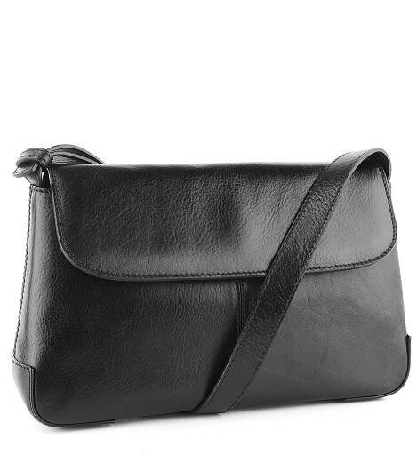 Elega kabelka kožená klopnová černá 67898 - Elega - Kožené kabelky - JADI.cz - ...více než boty