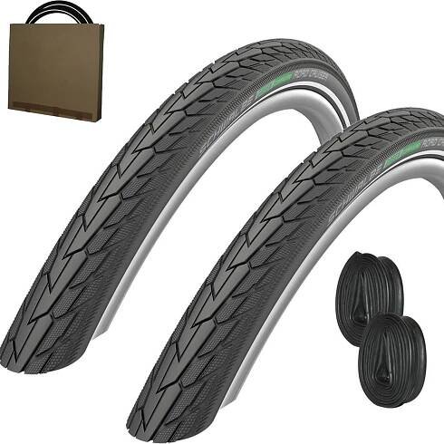 2x SCHWALBE Reifen Road Cruiser HS484 28x1.75 | 47-622 schwarz Reflex