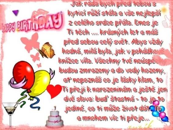 30 best Přání k narozeninám images on Pinterest | Birthdays, December ...