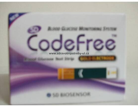 Proužky testovací SD CodeFree 2 x 25 ks