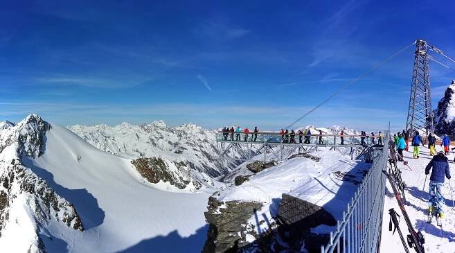 Dovolená Jednodenní lyžování Sölden Rakousko