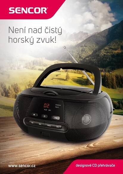 CD přehrávač SENCOR SPT 1200 699 Kč