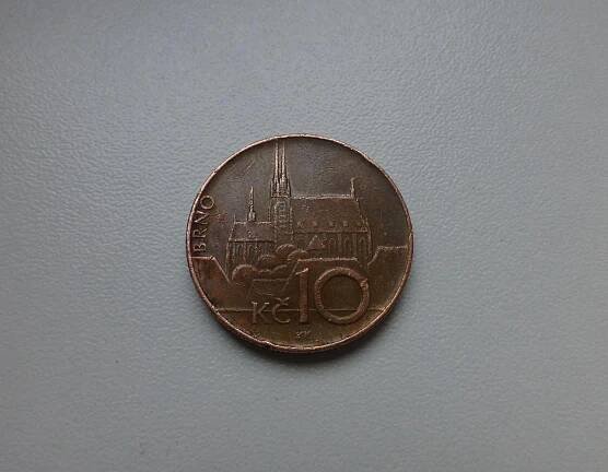 Mince 10 Kč 2000 - VZÁCNÁ varianta BRNO !!!  - Numismatika