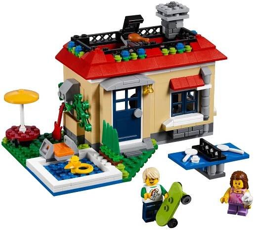 LEGO Creator 3v1 31067 Modulární prázdniny u bazénu