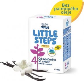 Nestlé LITTLE STEPS 4 pokračovacie (batoľacie) mlieko vanilka 6x 600g