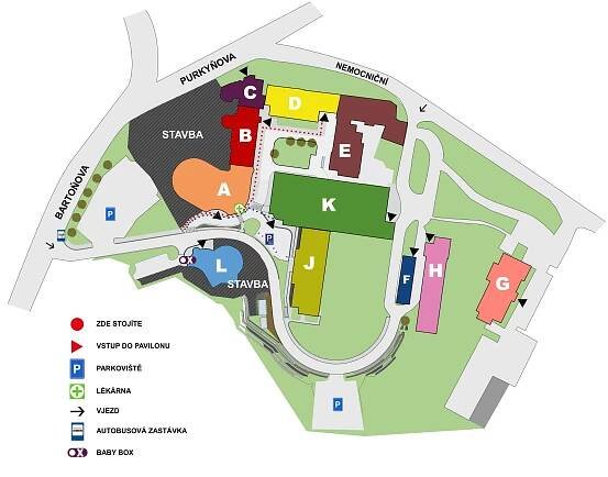 Důležitá informace - částečné stěhování pavilonu A | Oblastní nemocnice Náchod a.s.