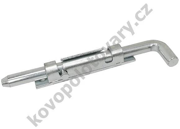 Zástrč vrat, brány a dveří - petlice FM-067200A, 200 mm, pr.16 mm, pozinkováno | KovoPolotovary.cz 