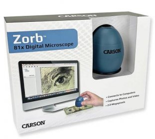 Mikroskop digitální Carson zOrb LED USB 65x