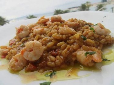 Rižot od kozica/Risotto with shrimps