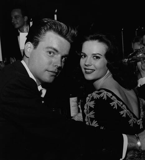American actors Robert Wagner and Natalie Wood