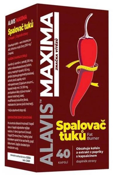 Alavis Maxima Spalovač tuků 40 kapslí