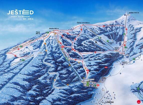 Ski areál Ještěd - Ski areál