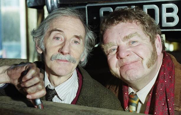  Peter Benson and Geoffrey Hughes starred in Heartbeat together as brothers Bernie and Vernon Scripps