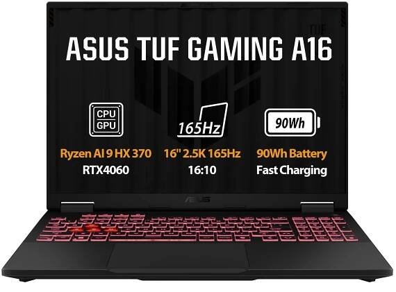 ASUS TUF Gaming A16 FA608PM-QT014W Jaeger Gray kovový