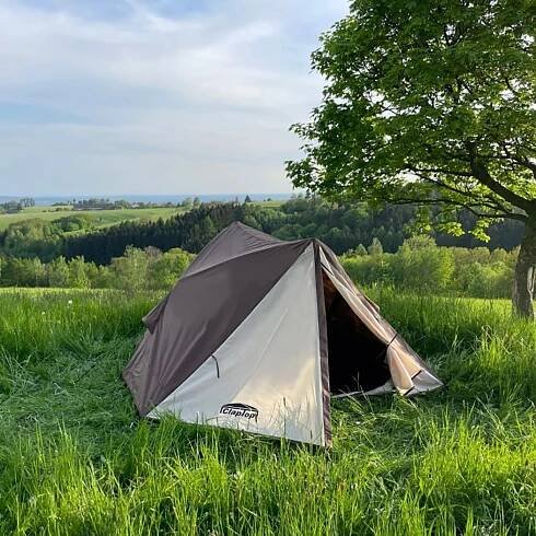 ClapTop Rychloskládací multifunkční stan 3v1, khaki, 210 x 210 x 125 cm nakoupit u OBI