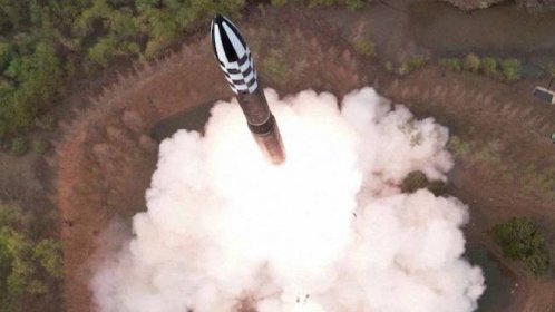 Hwasong-18 missile launch