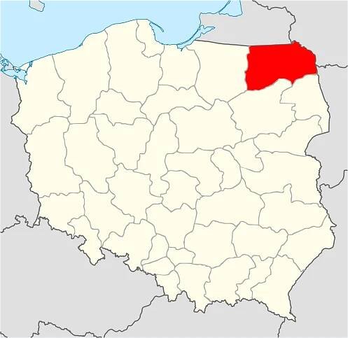 Soubor:Roman Catholic Diocese of Ełk location map.svg