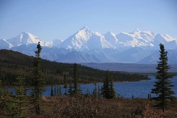 0044 Wonder Lake Denali park met Mt Mc Kinley op de achtergrond IMG_5315a