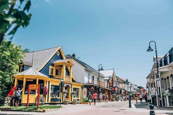 The town of Baie-Saint-Paul, Quebec