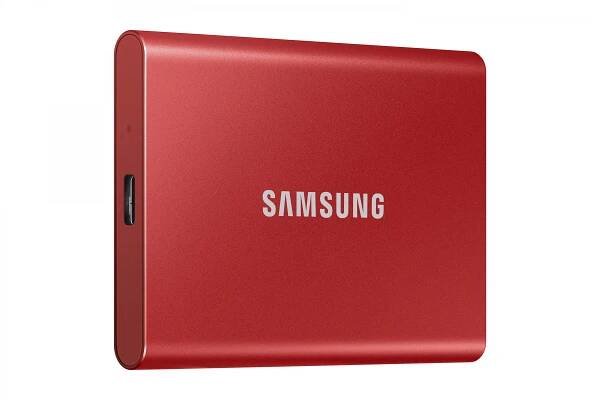 Samsung Portable SSD T7 500 GB Červená (MU-PC500R/WW)