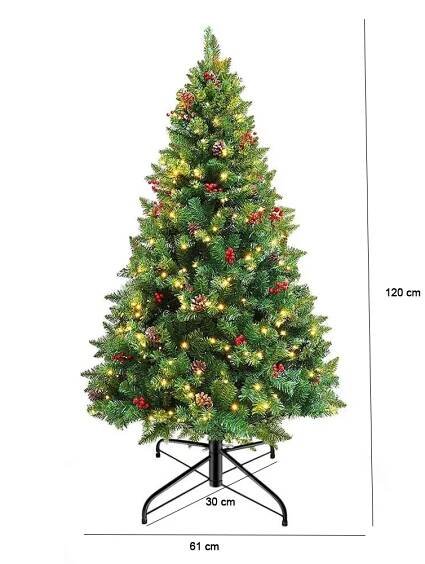 100 LED-es, 120 cm