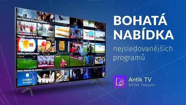 Antik TV.cz aj v Česku! Na 1 účet až na 4 zařízeních