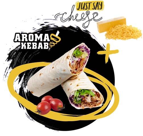 5. Dürum se sýrem (1, 3, 7, 11) - Aromakebab