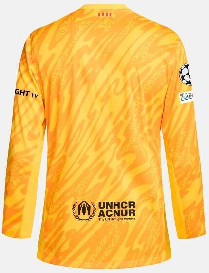 UCL Junior goalkeeper away jersey 24/25 FC Barcelona