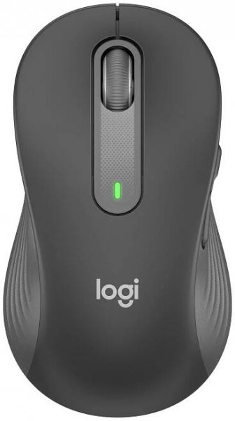 Logitech M650L/Kancelářská/Laserová/Pro leváky/Bezdrátová USB + Bluetooth/Šedá