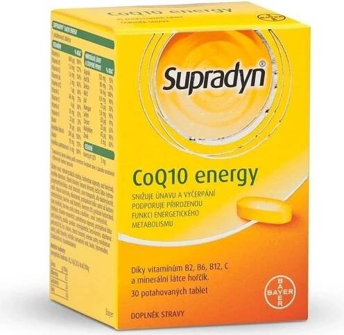 Supradyn co Q10 energy 30 šumivých tablet