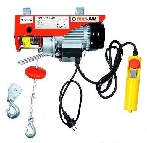 Elektrický naviják 230V 125kg/250kg 06548 - Protechshop.cz