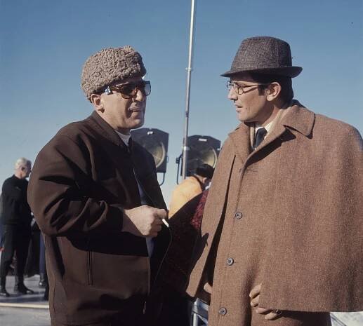 Telly Savalas, George Lazenby - Ve službách Jejího Veličenstva - Z natáčení