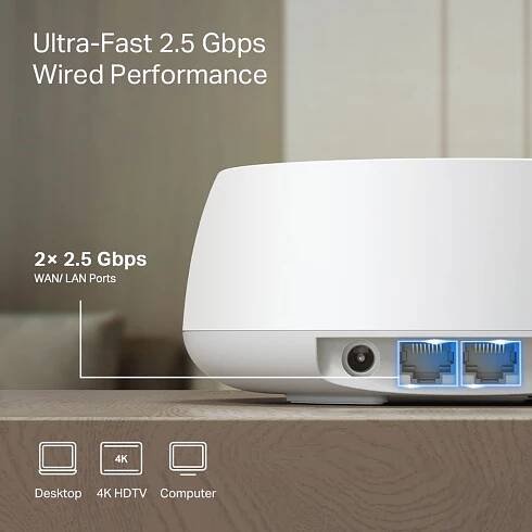 TP-Link Deco BE25, WiFi 7 BE3600 Mesh system (2-pack)