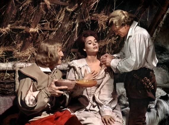 Kapitán - Z filmu - Bourvil, Elsa Martinelli, Jean Marais
