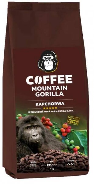 Zrnková káva Kapchorwa - 100 % arabica - Uganda 1 kg