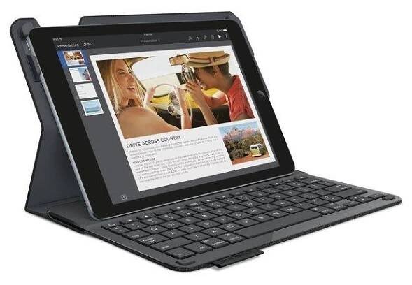 Pouzdro na tablet s klávesnicí Logitech Type+ pro iPad Air 2 (920-006591) černé/carbon