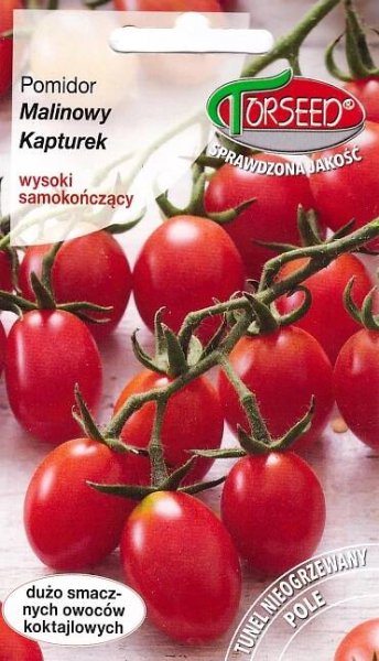 RAJČE tyčové MALINOVÁ KAPUCE/50 semen/